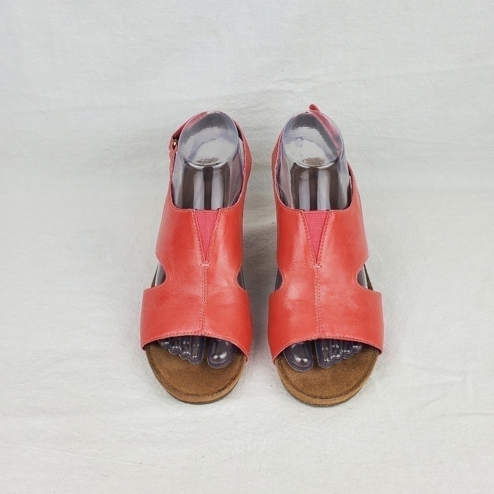Aerosoles honey cake espadrille wedge sandals size 8M